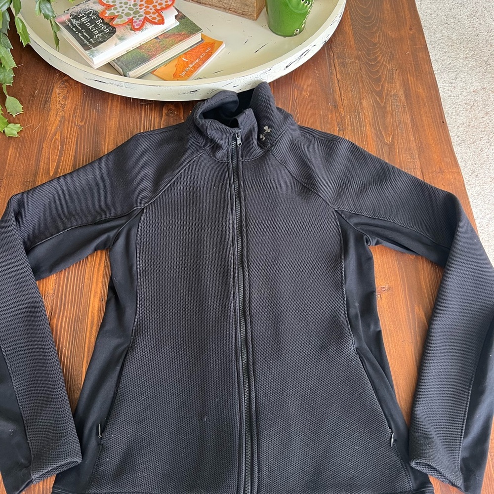 Under Armour cold gear Black Jacket High Collar Performance